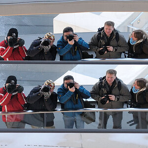 Reichstag, fotografierte Fotografen