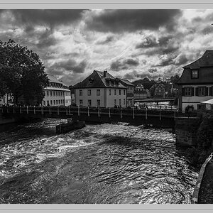Bamberg vor dem Gewitter