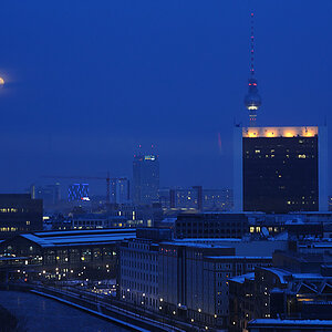 Reichstag blaue Stunde, Innenstadt
