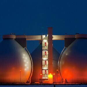 faule Eier
240113 D 015 NF

Faultürme zur Ausfaulung des Klärschlammes. Das dabei entstehende Gas Methan wird als Brennstoff zur Energieversorgung gen
