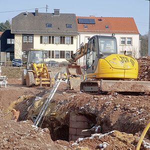 Baustellen erdarbeiten