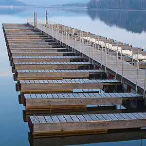 Bootssteg am Bostalsee