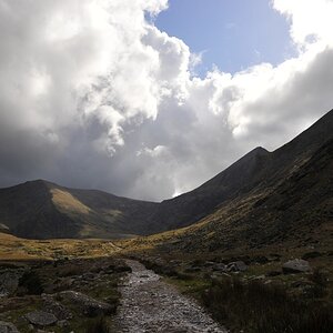 Carrauntoohil, höhster Berg Irlands (ca. 1040m)