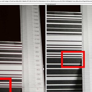 D800 Justageergebnis Vergleich Phasen-AF zu Kontrast-AF, 45% Crop, Links
