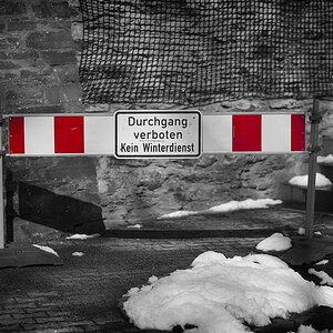 Durchgang verboten