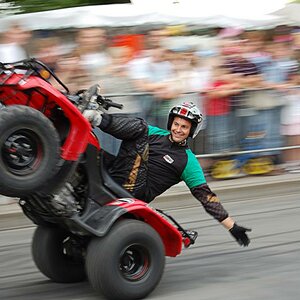 quad wheelie