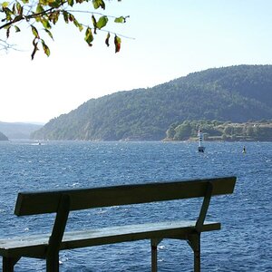 Die Bank am Fjord - Drøbak