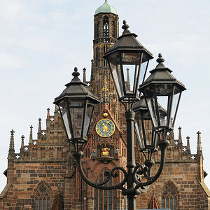 Durch die Lampe gesehen