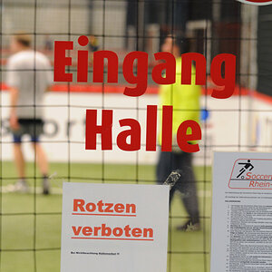 Rotzen verboten
