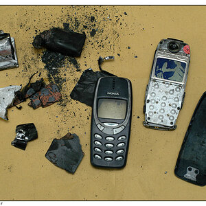 Fremdakku explodiert in Nokia Handy