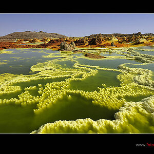 Lake Green im Dallol