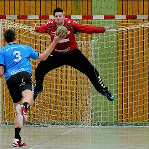 7-Meter - Im Tor der HSG Wittlich: Steffen Lang