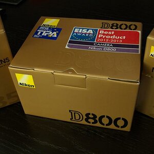 Meine neue D800 noch verpackt.