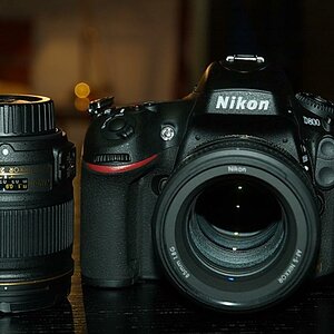 Meine neue D800 mit 85/1,8 und dem neuen 28/1,8.