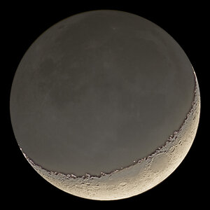 Mond mit Erschein