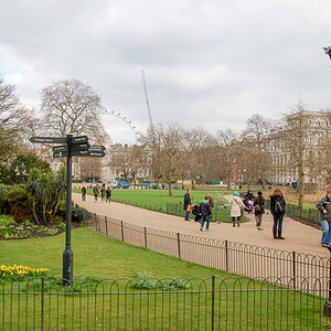 St. James Park
Sicht Richtung "Horse Guards" mit Sicht auf "London Eye".
