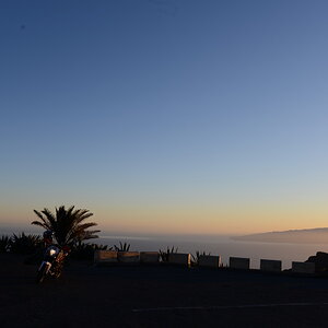 Sonnenuntergang im Teno-Gebirge