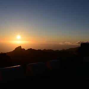 Sonnenuntrgang im Teno-Gebirge