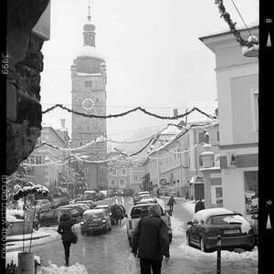 Meine Stadt im Schnee am 22sten Dezember 2012.