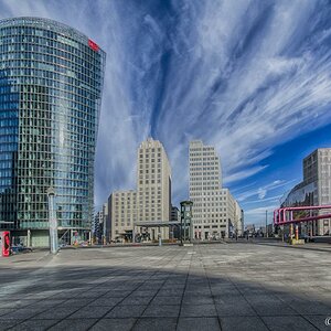 Blick zum Beisheim-Center