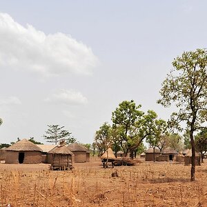 Dorf in Nordghana 4110