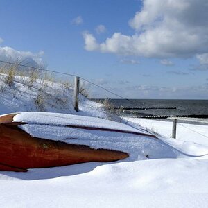 Winter am Ostseestrand