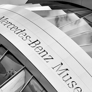 benz museum fassade