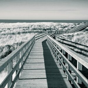 Sylt Weg zur Buhne