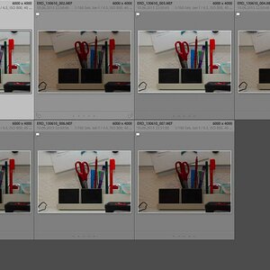 Kameraeinstellungen bei allen Bilder gleich. SB-900 hat unterschiedlich beleuchtet.
