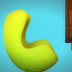 egg chair