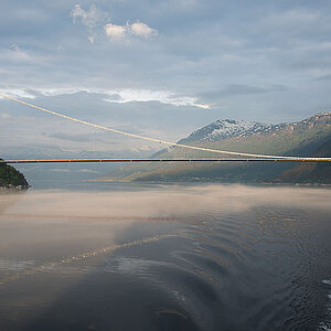 Einfahrt in den Hardanger Fjord 1.6.2013