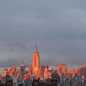 NYC Midtown Sonnenuntergang