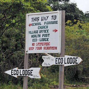 s833 Schild EcoLodge 1832
