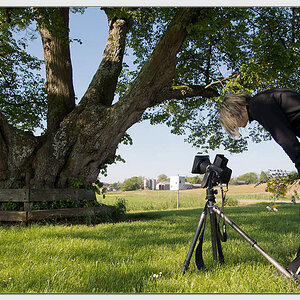 "Making Of" mit Assistentin