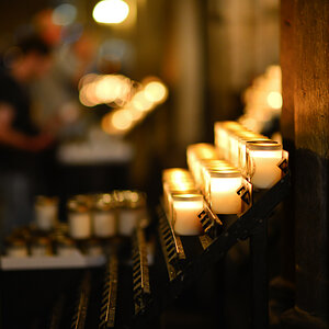 Kerzen im Notre Dame