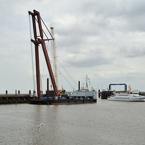 Cuxhaven - Schwimmkran (7000156Ax)