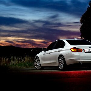 BMW 320d Lightpainting 1st