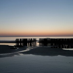 Atlantik - Pastell und Tusche