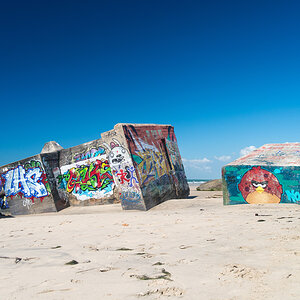 Atlantik, Frankreich, Bunker, Graffiti 2