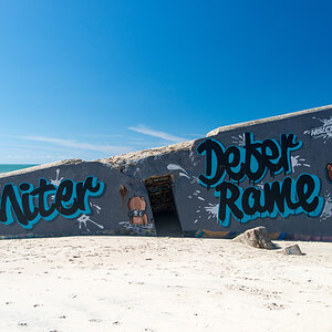 Atlantik, Frankreich, Bunker, Graffiti 1