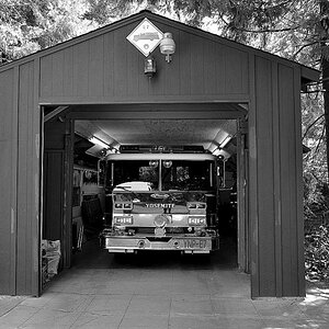 Feuerwehr in Yosemit