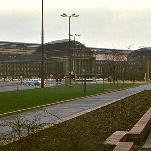 DDR Bilder ca1974 005 f: Leipzig Hauptbahnhof, ca. 1970