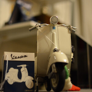 Vespa Kamerabelichtung