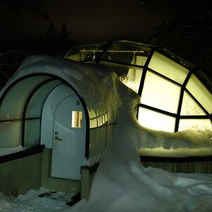 Glasiglu in Kakslauttanen