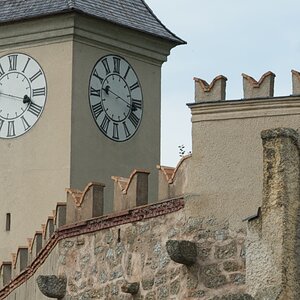 Burg Rapottenstein im Waldviertel/ Niederösterreich - 100%-Ausschnittsvergrößerung