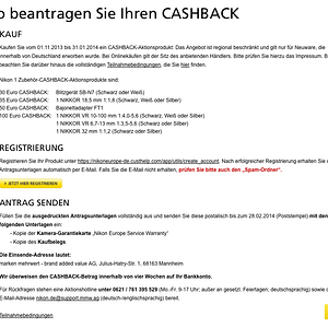 So beantragen Sie Ihren CASHBACK