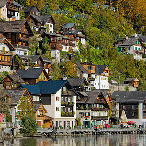 2131021 71K 0611 Häuser Hallstatt 1080