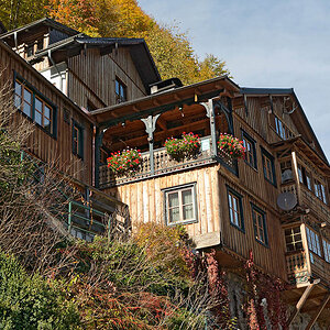 2131021 71K 0675 Häuser Hallstatt 1080
