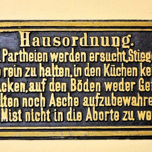 Schild in Wien (Eissalon Tichy)