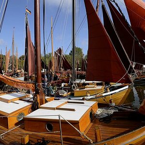 vor der Zesenboot-Regatta